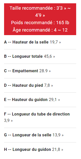 Vélo électrique enfant C1