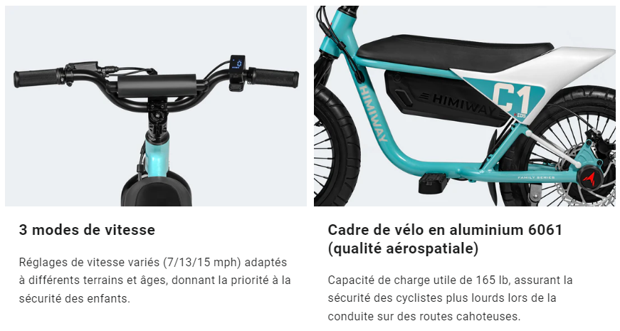 Vélo électrique enfant C1