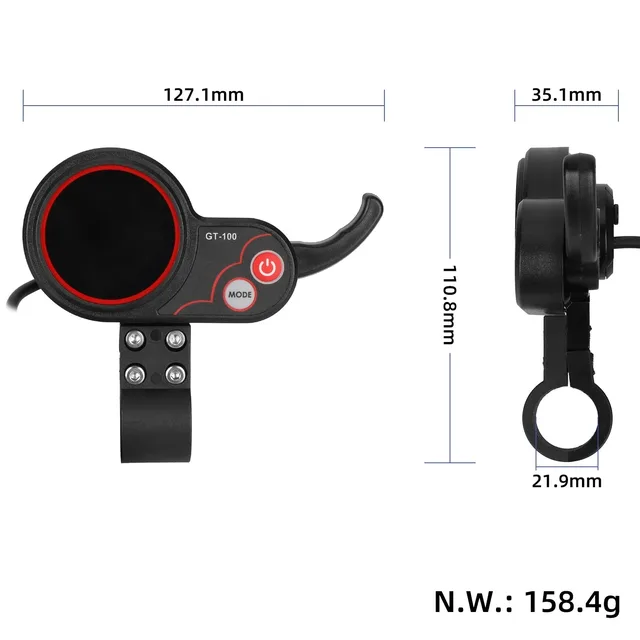 36-60 V controller and display kit (500 W, 25 A)