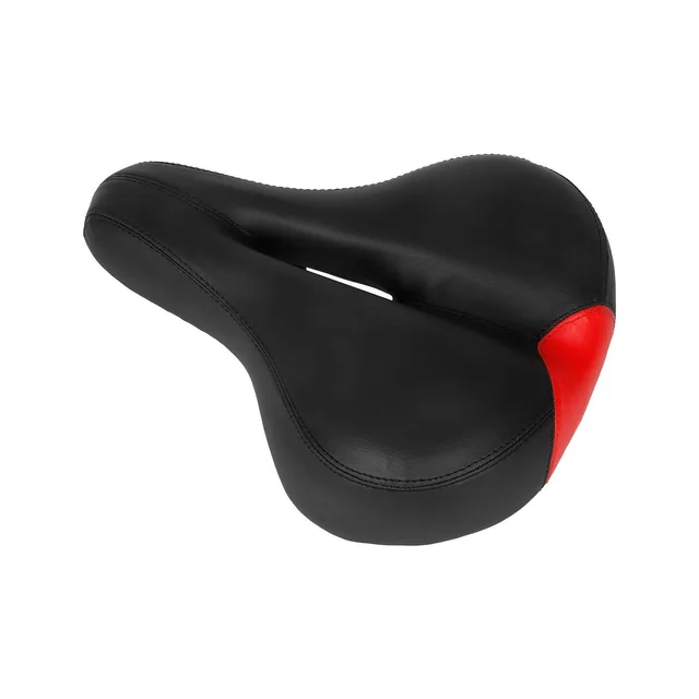 Large bicycle saddle