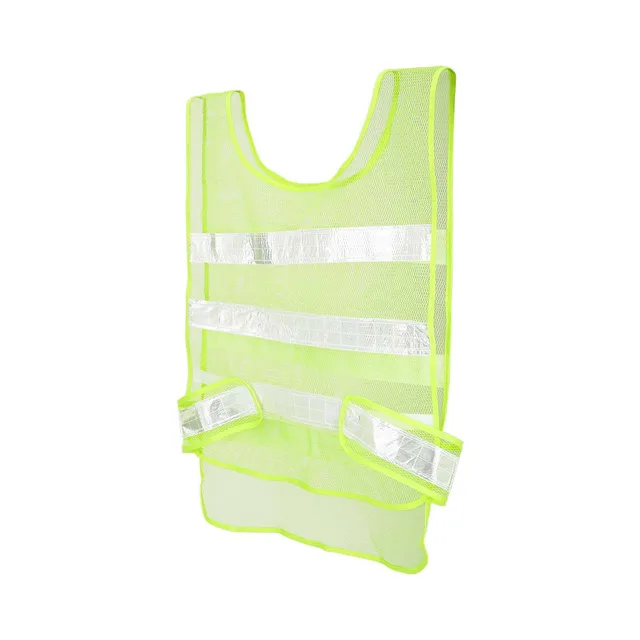 Reflective mesh vest (fluorescent green)