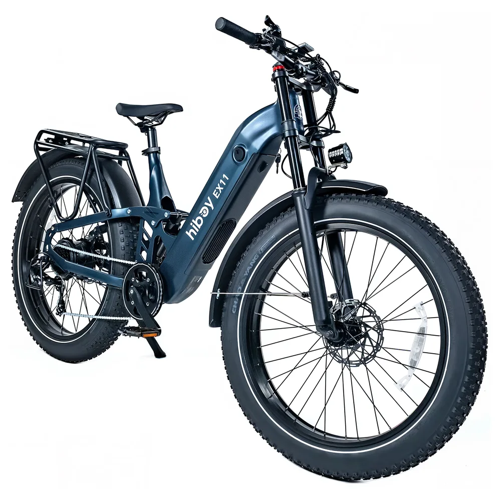 Hiboy EX11 Full Suspension, bleu marine