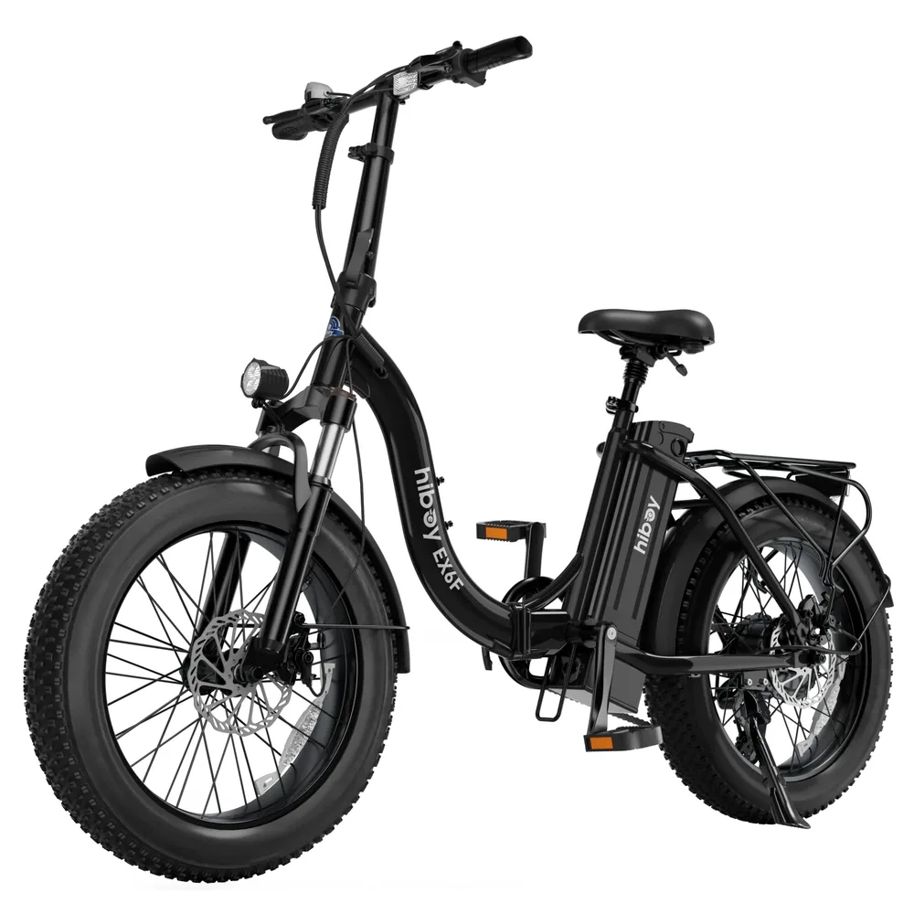 Hiboy EX6F Folding Fat Tire, noir