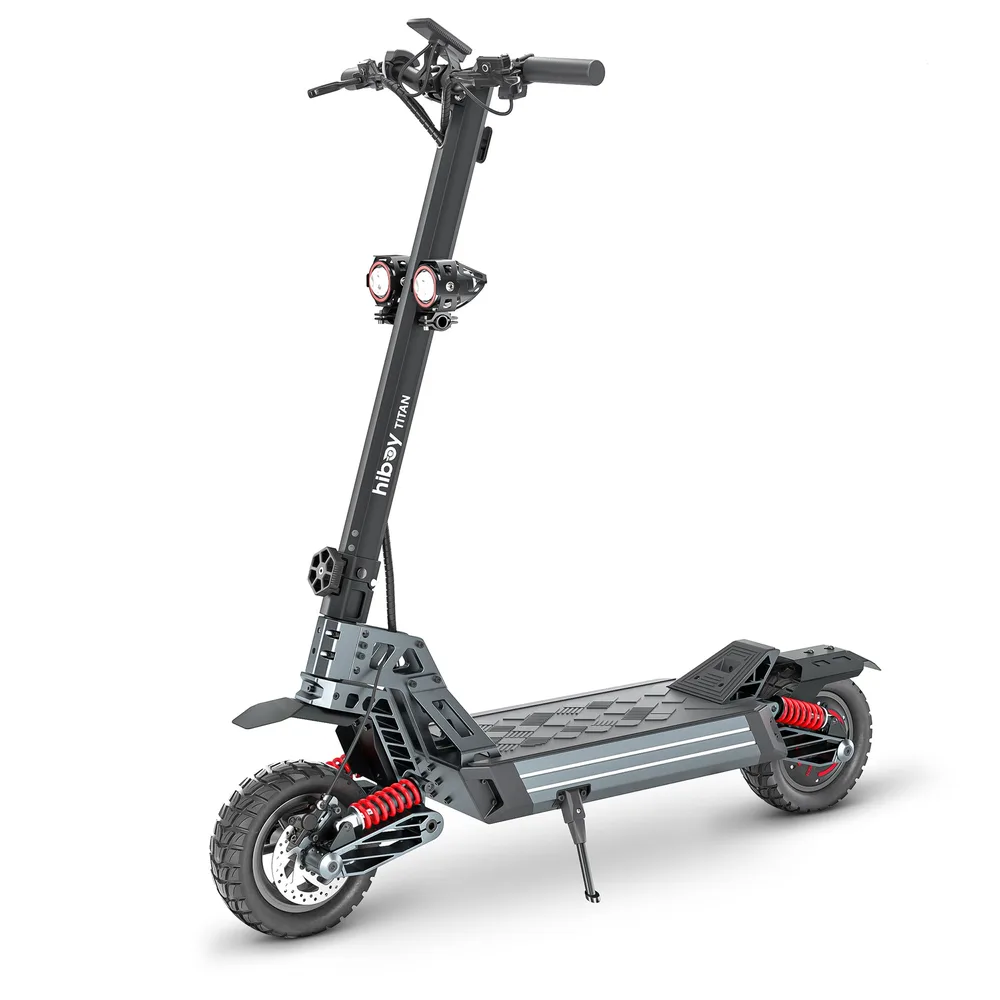Trottinette électrique Hiboy TITAN, vue trois quarts
