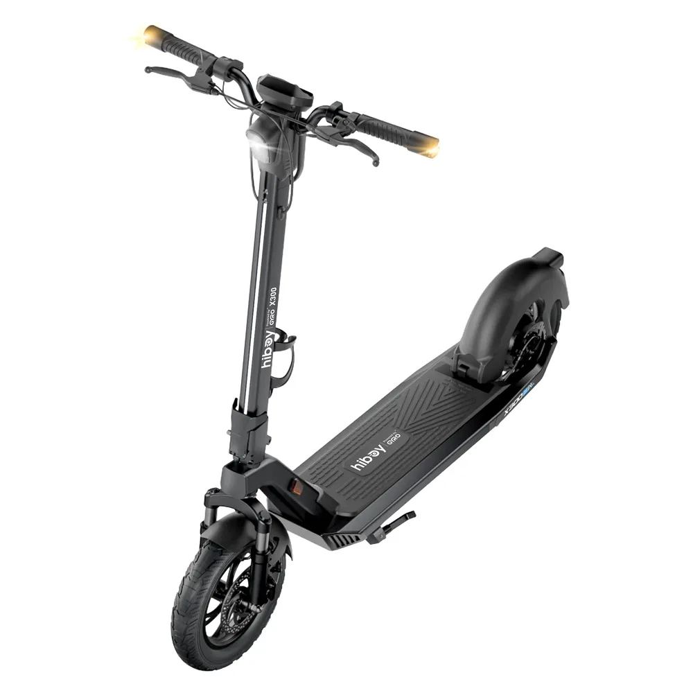 Trottinette électrique Hiboy X300, vue trois quarts