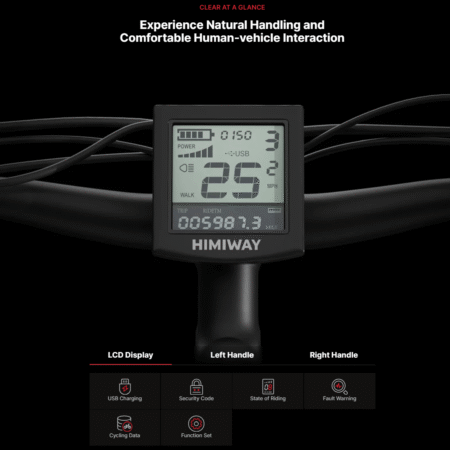 clear at a glance Experience Natural Handling and Comfortable Human-vehicle Interaction, LCD Display